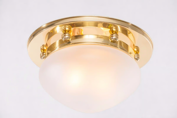 PARIS 25/1 - Brass ceiling light by Patinas Lighting - view 2